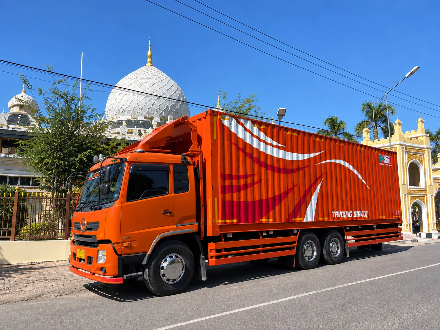 perjalana truck ekspedisi medan boyolali